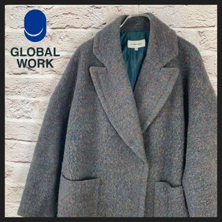グローバルワーク(GLOBAL WORK)のGLOBALWORK　アウター　ロングコート　チェスターコート　レディース【M】(チェスターコート)