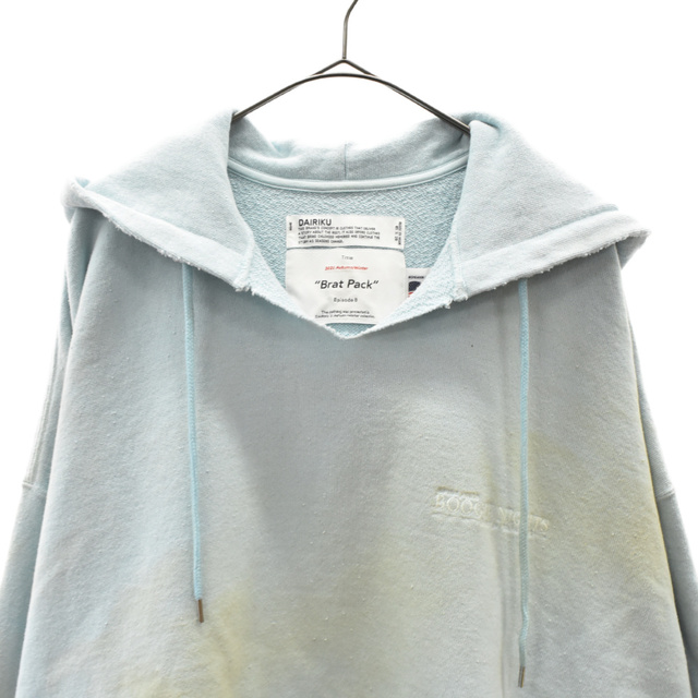 DAIRIKU ダイリク 21AW Brat Pack Ponyboy Cut Off Hoodie スウェット