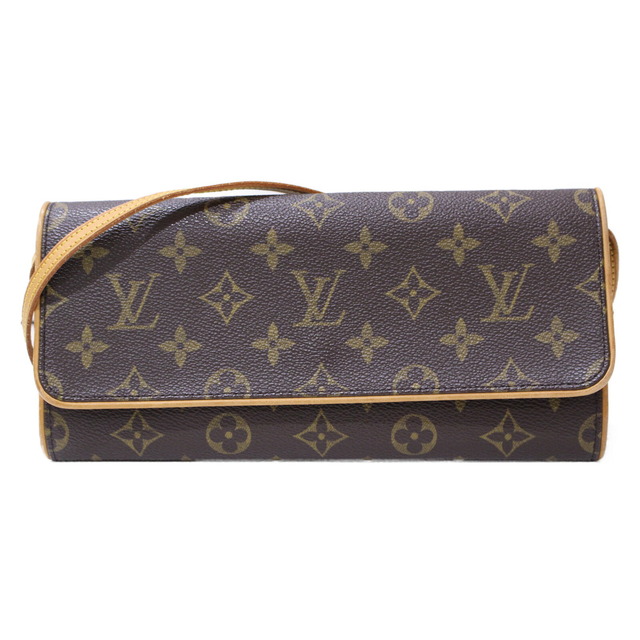 【布袋あり】LOUIS VUITTON　ポシェットツインGM　M51852　モノグラム　ショルダーバッグ　レディース　シンプル　ギフト　プレゼント包装可