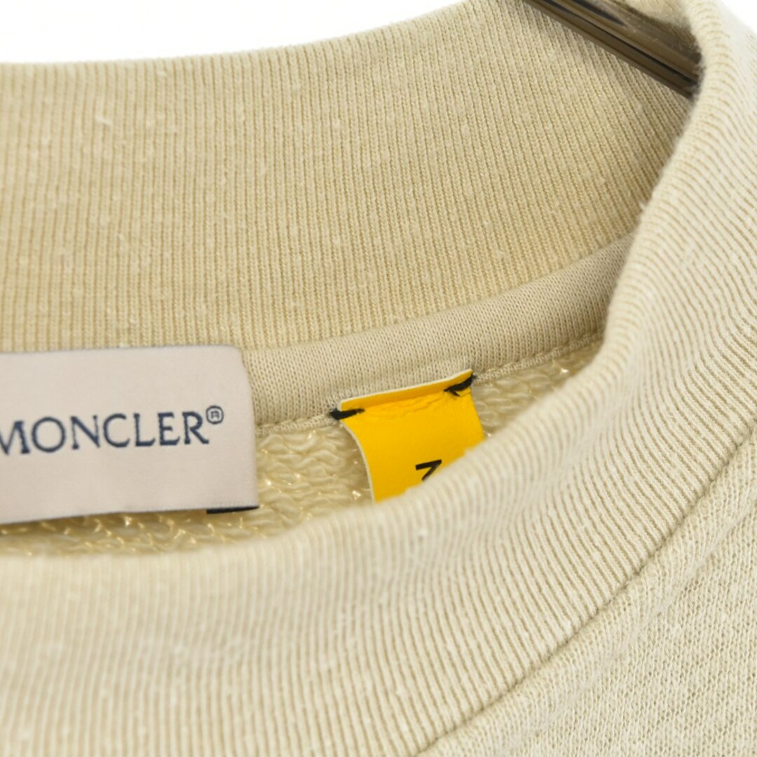 MONCLER モンクレール Palm Angels Cotton-blend Sweatshirt パームエンジェルス コットンブレンド スウェットクルーネックトレーナー ベージュ 8G00014 899IA