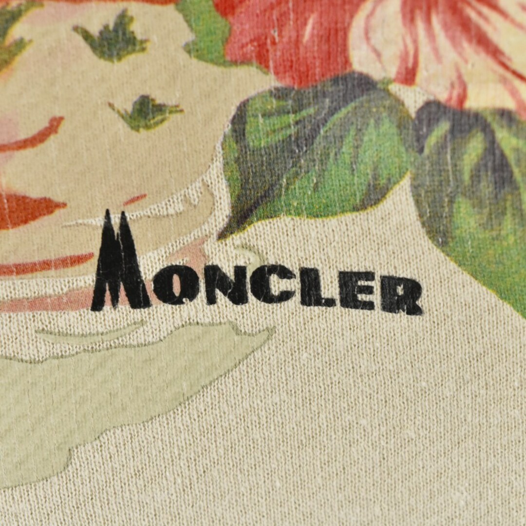 MONCLER モンクレール Palm Angels Cotton-blend Sweatshirt パームエンジェルス コットンブレンド スウェットクルーネックトレーナー ベージュ 8G00014 899IA