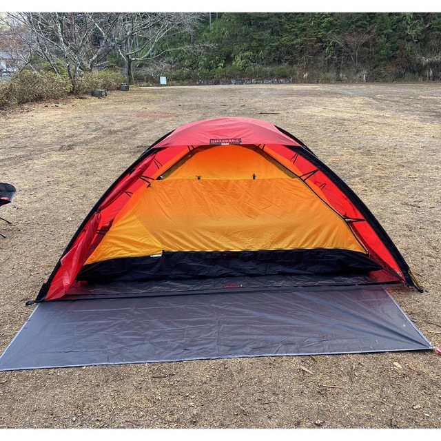 ランキング第1位 HILLEBERG フットプリント付き レッド ヒルバーグウナ
