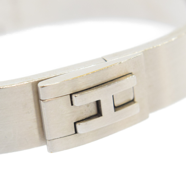 HERMES エルメス パラディウムプレーテッドメタル ジェットバングル