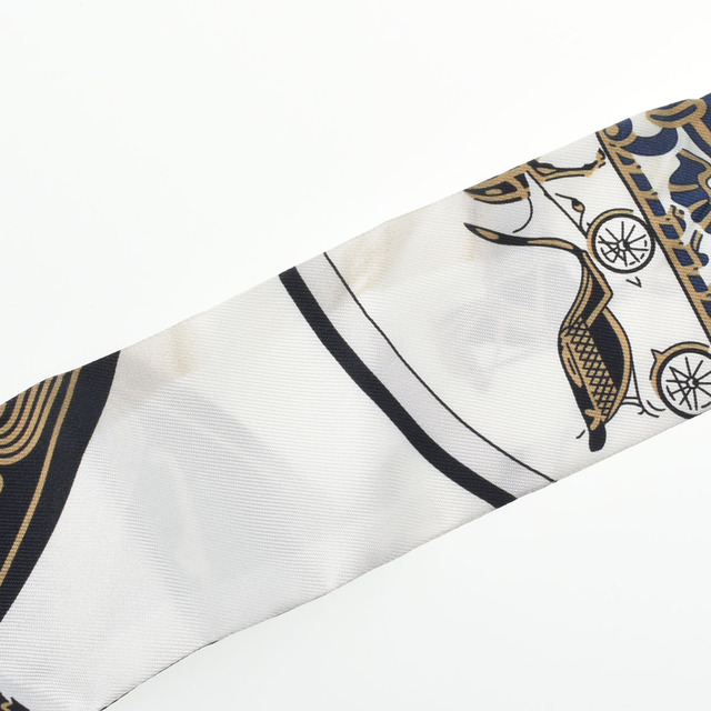 Hermes(エルメス)のエルメス  ツイリー 新タグ スカーフ 白/グレー レディースのファッション小物(バンダナ/スカーフ)の商品写真