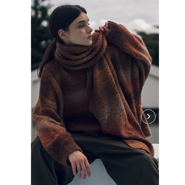 YOKE(ヨーク)のshiki tokyo Oversized Gradation Knit メンズのトップス(ニット/セーター)の商品写真