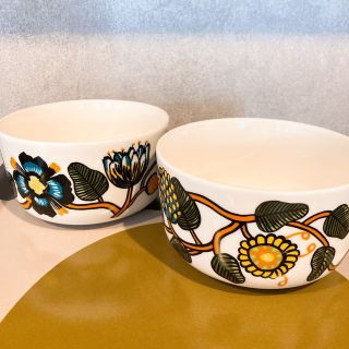 マリメッコ(marimekko)のマリメッコ ティアラ 500mlボウル2個セット(食器)