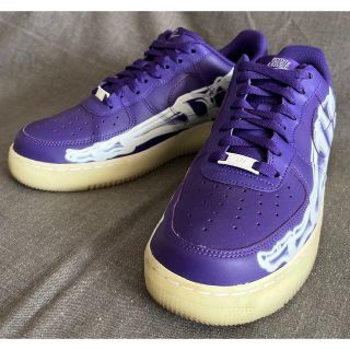 ナイキ(NIKE)のNIKE AIR FORCE 1 PURPLE SKELETON 28(スニーカー)