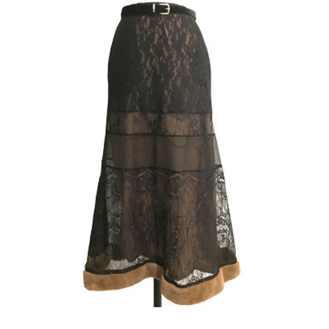 ロングスカートSTRATUM LACE SKIRT アメリヴィンテージ