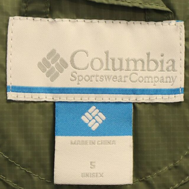 コロンビア ワンポイント刺繍 ナイロンジャケット S カーキ Columbia アウトドア レディース   【230212】