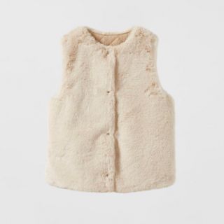 ZARA kids リバーシブルフェイクファーベスト