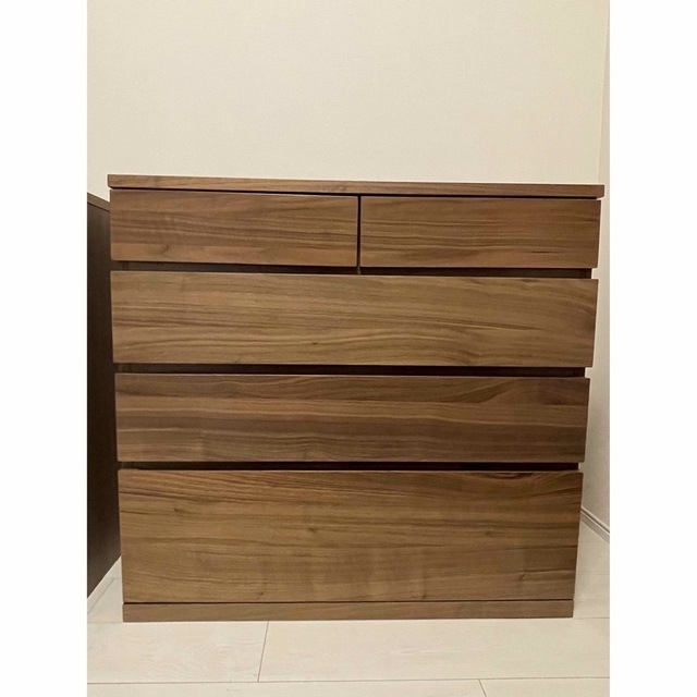 MUJI (無印良品) - 【aaa様】無印良品 ウォールナット材 木製チェスト