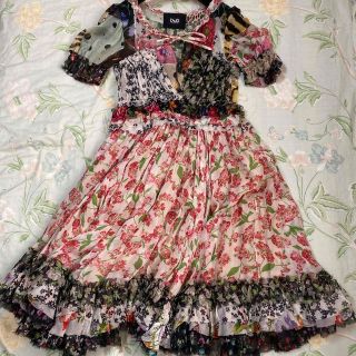 D&G - D&G ドルチェ＆ガッバーナ DOLCE&GABBANA 花柄 ワンピースの通販