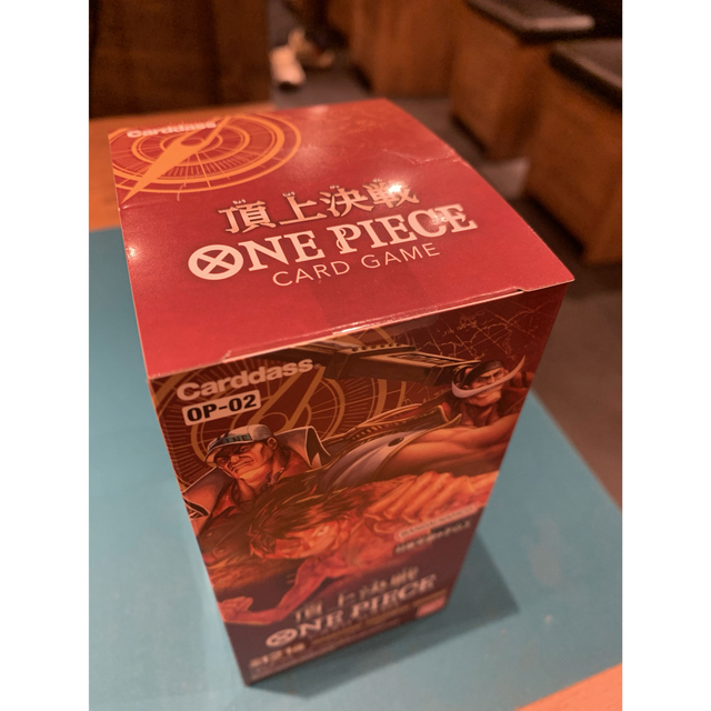 ワンピースカードゲーム 新品未使用 テープ付き 頂上決戦 1box ワンピースカードゲーム 新品未使用 テープ付き 頂上決戦 1box