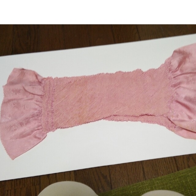 #ピンク 正絹帯揚げ 出品者情報へ レディースの水着/浴衣(和装小物)の商品写真