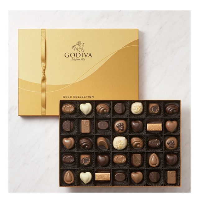 GODIVA ゴディバ　サックゴールドコレクション35粒入り食品/飲料/酒