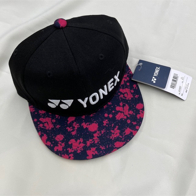 YONEX(ヨネックス)の限定　ヨネックス YONEX キャップ 41046Y ブラックピンク スポーツ/アウトドアのテニス(その他)の商品写真