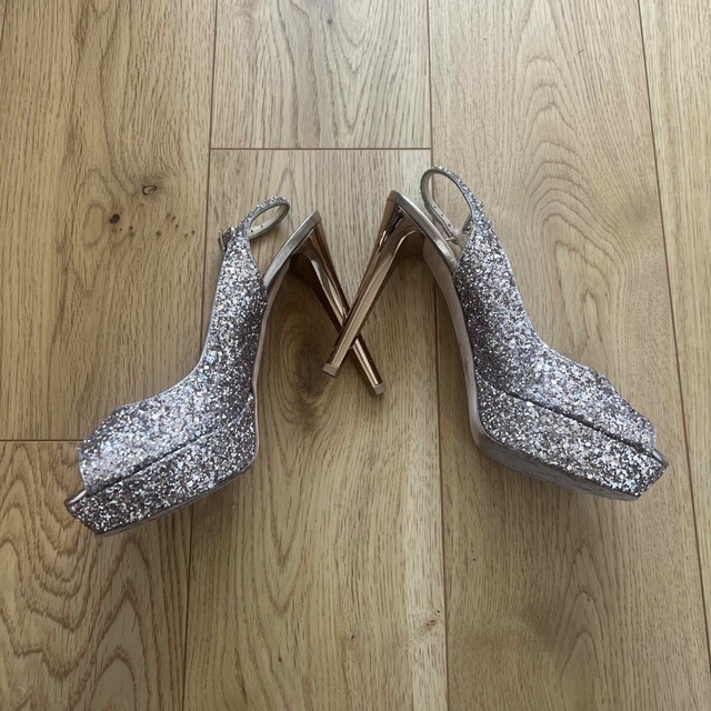 ジミーチュウ jimmychoo グリッターサンダル 靴/シューズ ジミーチュウ jimmychoo グリッターサンダル 靴/シューズ