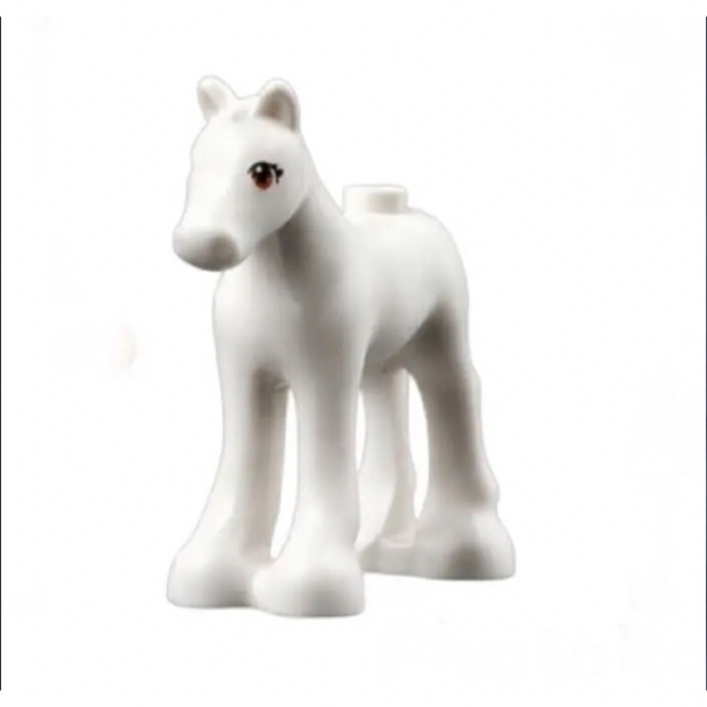 Lego(レゴ)のLEGO レゴフレンズより ポニー白 キッズ/ベビー/マタニティのおもちゃ(知育玩具)の商品写真