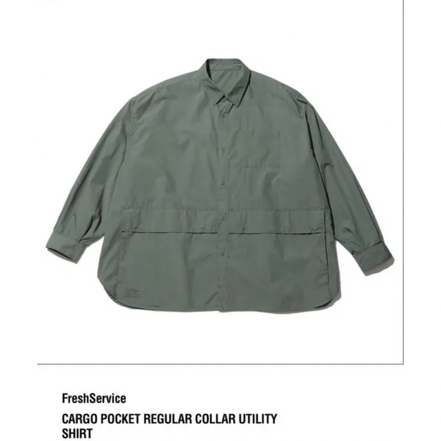 1LDK SELECT(ワンエルディーケーセレクト)のFreshService CARGO POCKET REGULAR シャツ   メンズのトップス(シャツ)の商品写真