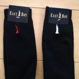 イーストボーイ(EASTBOY)の色違いセット　新品未使用！2足濃紺　イーストボーイ　ハイソックス　EASTBOY(ソックス)