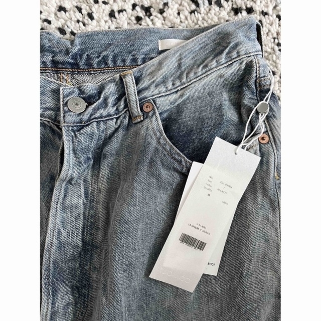 comoli 23ss デニム5p パンツ ブリーチ 1 - デニム/ジーンズ