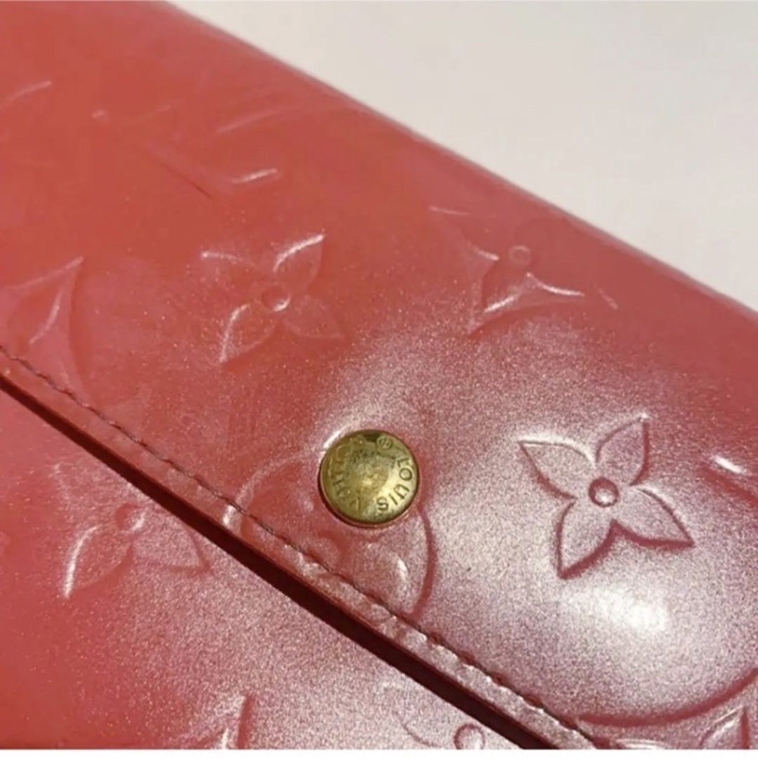 LOUIS VUITTON - LOUIS VUITTON ルイヴィトン ヴェルニ 長財布 ピンク
