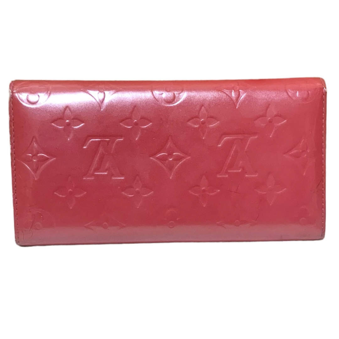 LOUIS VUITTON - LOUIS VUITTON ルイヴィトン ヴェルニ 長財布 ピンク