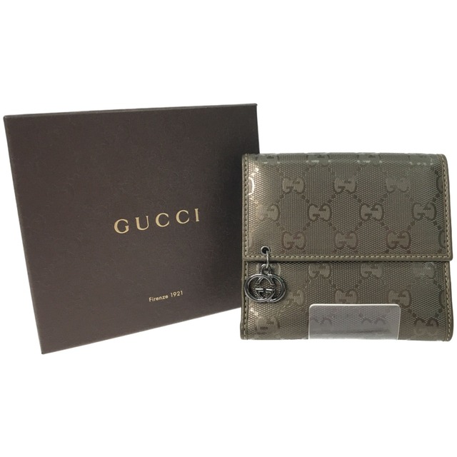 Gucci(グッチ)の▼▼GUCCI グッチ レディース 二つ折り Wホック財布 インプリメ アイコンチャーム 212105 シャンパンゴールド ハンドメイドのファッション小物(財布)の商品写真