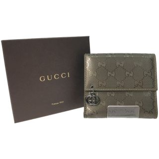 グッチ(Gucci)の▼▼GUCCI グッチ レディース 二つ折り Wホック財布 インプリメ アイコンチャーム 212105 シャンパンゴールド(財布)