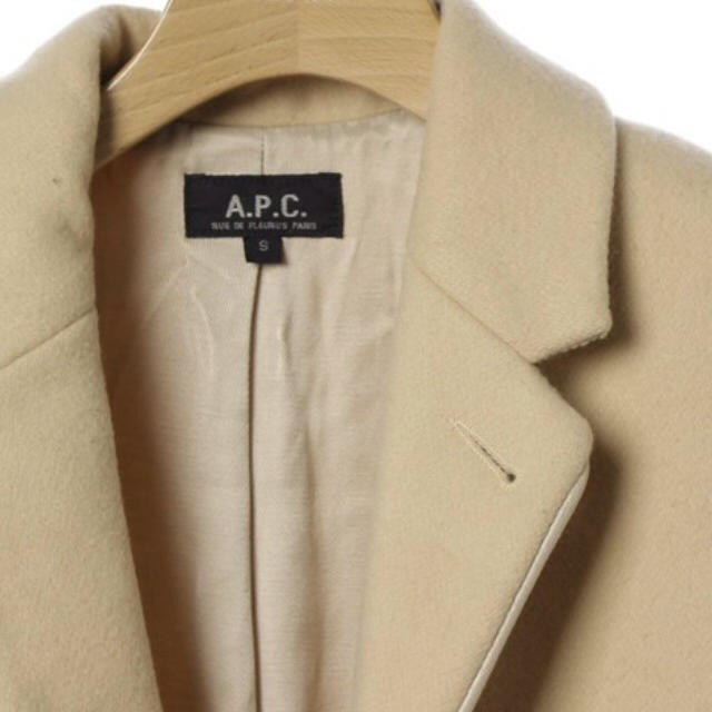 A.P.C(アーペーセー)のA.P.C.ロングウールチェスターコート レディースのジャケット/アウター(チェスターコート)の商品写真