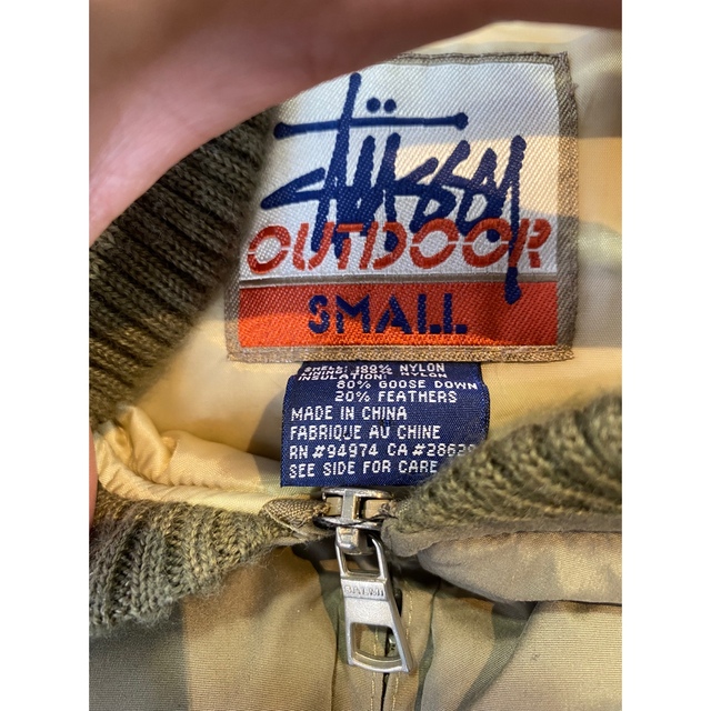 90s OLD STUSSY PUFF DOWN JKT S