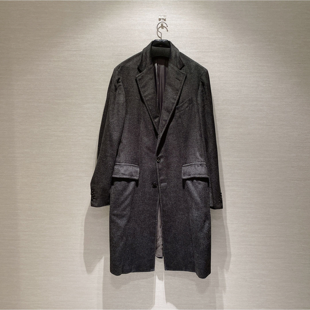 Ermenegildo Zegna - ゼニア シルク100% チェスターコート Ermenegildo Zegna - ゼニア シルク100% チェスターコート
