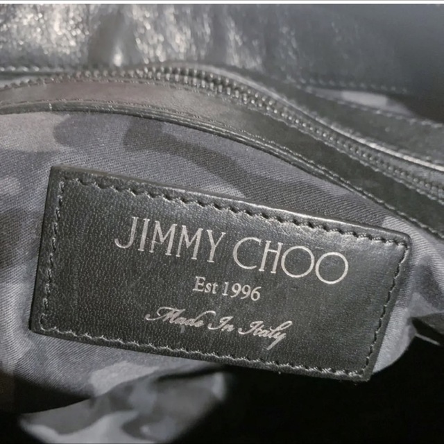 JIMMY CHOO(ジミーチュウ)の【定価¥166320】ジミーチュウ クラッチバッグ スタッズ 黒 レザー 本物 レディースのバッグ(クラッチバッグ)の商品写真