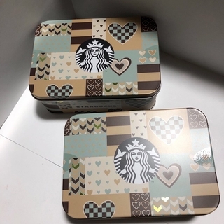 スターバックスコーヒー(Starbucks Coffee)のスターバックス スタバ バレンタイン 2種のストロベリーチョコレート 2缶セット(菓子/デザート)