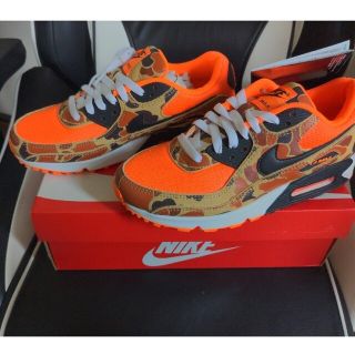 ナイキ(NIKE)のNIKE AIR MAX 90  オレンジ   24.5cm(スニーカー)