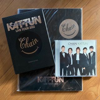 カトゥーン(KAT-TUN)のKAT-TUN CHAIN ライブDVD パンフレット アルバム(アイドル)