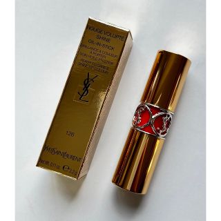 イヴサンローランボーテ(Yves Saint Laurent Beaute)の新品　サンローラン  ルージュ　ヴォリュプテ　シャイン 126 ②(口紅)