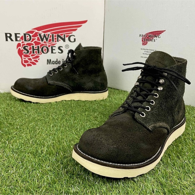 レザー色【安心品質021】廃盤8174レッドウイングREDWING8.5Dビームス