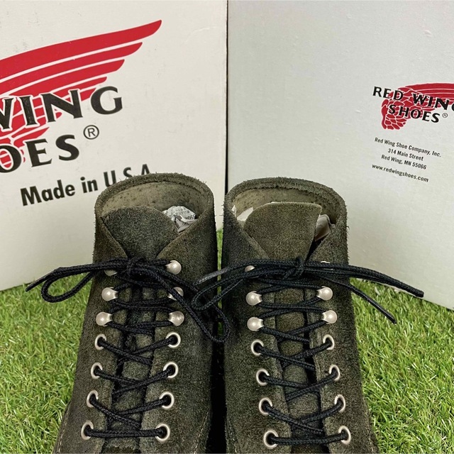 レザー色【安心品質021】廃盤8174レッドウイングREDWING8.5Dビームス