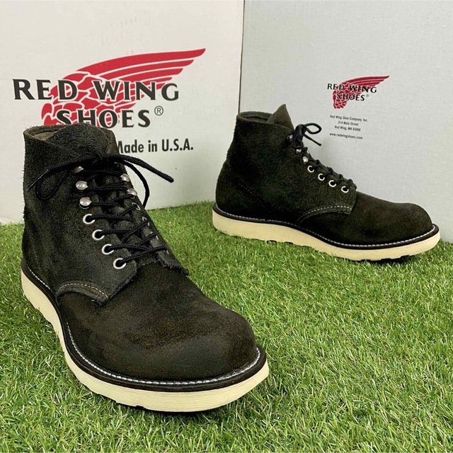 レザー色【安心品質021】廃盤8174レッドウイングREDWING8.5Dビームス