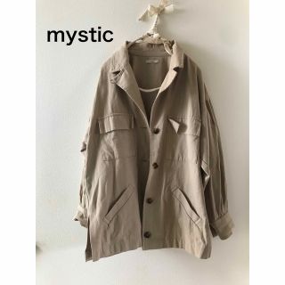 mystic - 新品未使用mysticキルティングフードコートの通販|ラクマ