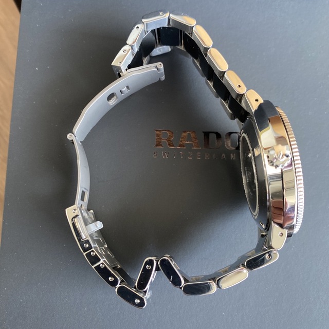 RADO(ラドー)の最終価格ラドー　D-STAR200 自動巻き　黒　25石 メンズの時計(腕時計(アナログ))の商品写真