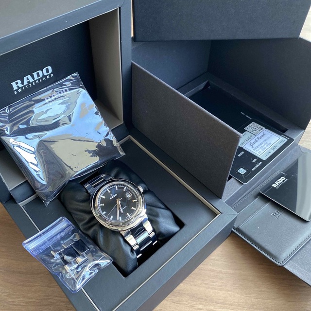 RADO(ラドー)の最終価格ラドー　D-STAR200 自動巻き　黒　25石 メンズの時計(腕時計(アナログ))の商品写真