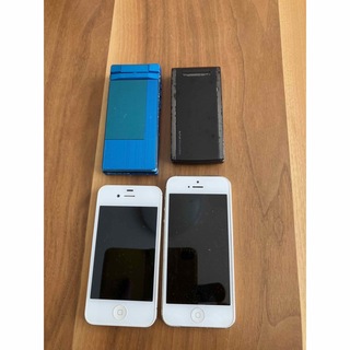 アイフォーン(iPhone)のiPhone×2   ガラケー×2(スマートフォン本体)