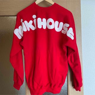 mikihouse - 【USED】ミキハウス☆当時物☆バックロゴトレーナー