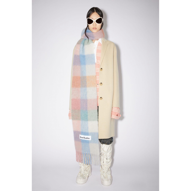 Acne Studios マフラー 21aw パステルブルー