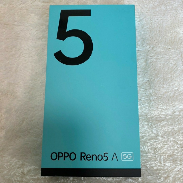 美品 OPPO Reno5 A SIMフリー Ymobile版 シルバーブラックスマートフォン本体