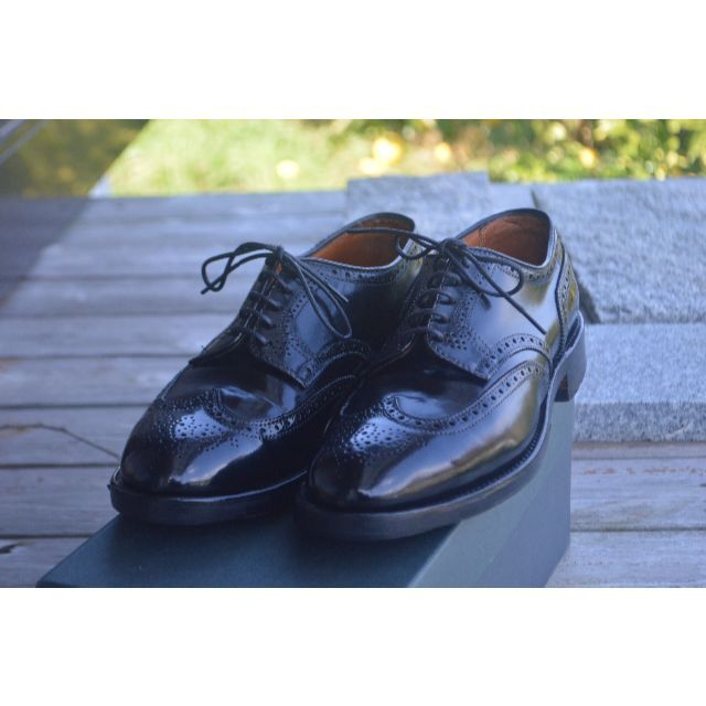 Alden(オールデン)のALDEN　コードバンフルブローグ　6.5D　ブラック　オールデン メンズの靴/シューズ(ドレス/ビジネス)の商品写真