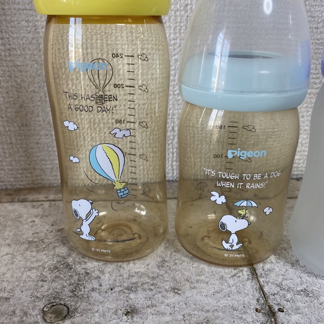 哺乳瓶　母乳実感　スヌーピー キッズ/ベビー/マタニティの授乳/お食事用品(哺乳ビン)の商品写真