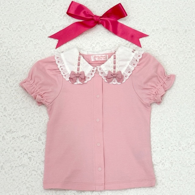 Shirley Temple(シャーリーテンプル)のピンク 110 キッズ/ベビー/マタニティのキッズ服女の子用(90cm~)(Tシャツ/カットソー)の商品写真